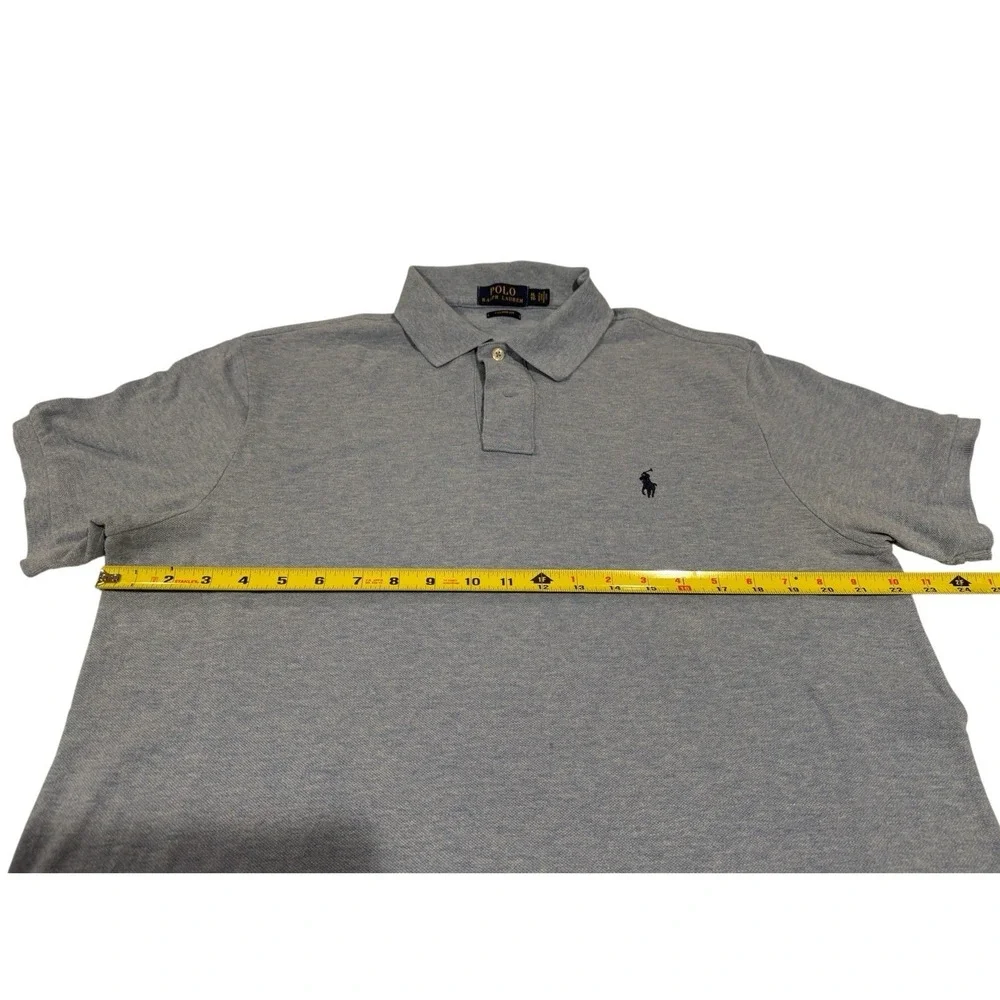 Polo Ralph Lauren Mens Custom‎ Fit Polo Blue Rugby Pony XL